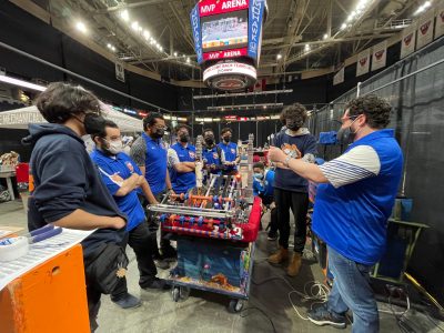 John Dewey High School Robotics team AKA the Megalodons AKA Team 333 - Maker Faire Coney Island 2024
