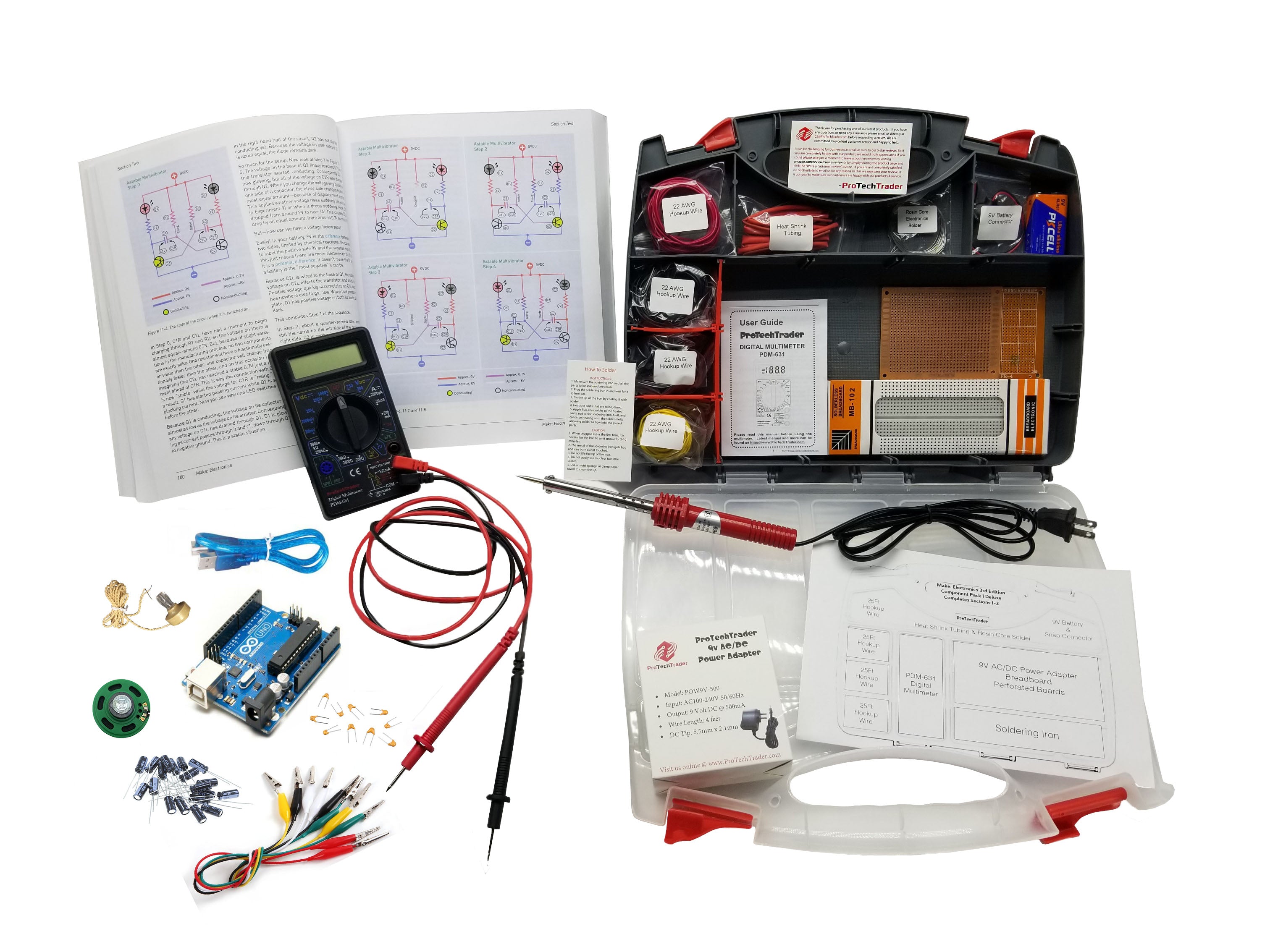 Make: Electronics Ultimate Components Pack