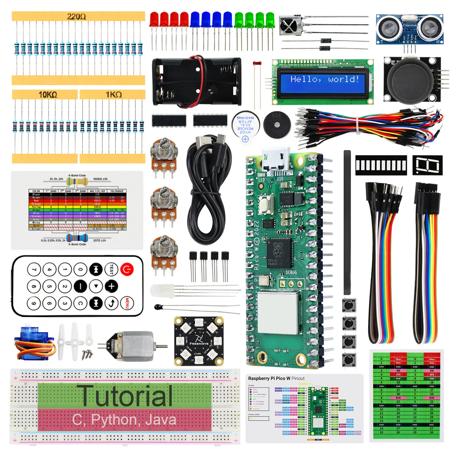 Starter Pack for Raspberry Pico W